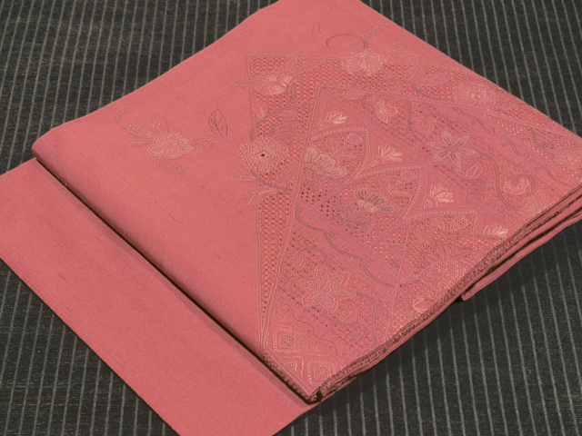 帯のアトリエ花邑 hanamura 銀座 「幾何学更紗文様 スワトウ刺繍