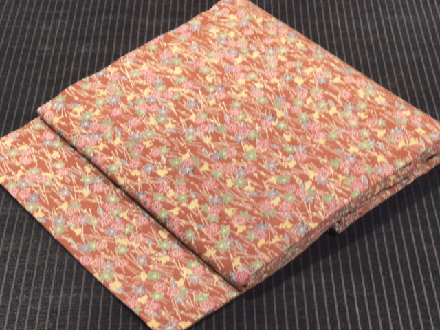帯のアトリエ花邑 hanamura 銀座 「吹き寄せ文様 型絵染め
